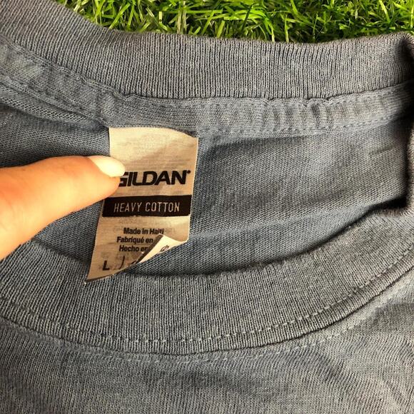 Men’s Blue ‘Grind’ Graphic Number Tee - Picture 5 of 5